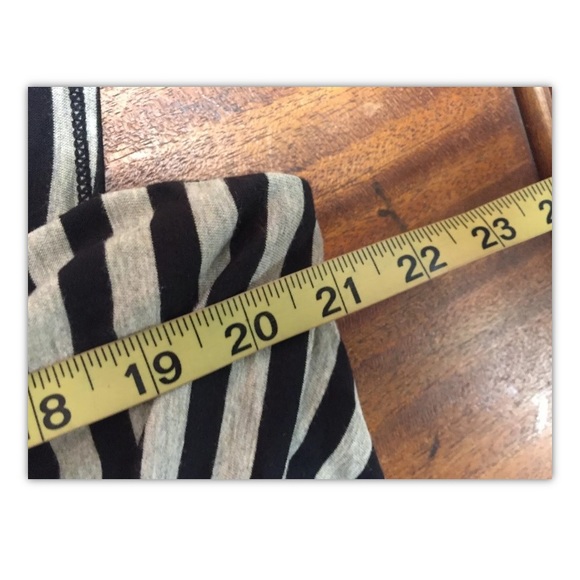 Max Studio, dress, black/gray, stripes, size L.: - Picture 7 of 9